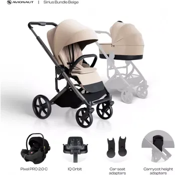 CDATA[Podrobnosti o produktu Set obsahuje: dvojkombinaci Avionaut Sirius (součástí funkční batoh) a autosedačku Avionaut…
od 26 480 Kč
v 4 obchodech
![Kočárek Avionaut akční set Sirius 2025 Beige