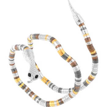 Náramek Ohebný náramek Had korálový (Antický náramek na ruku nebo na rameno)