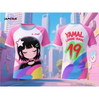 Dívčí tričko KPop Demon Hunters (Lovkyně démonů) KPop Demon Hunters dětské tričko s 3D potiskem Motiv: TTXX02, Velikost: 160