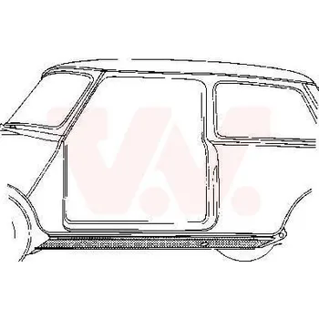 Příslušenství karosérie Dno karosérie VAN WEZEL 0201.10