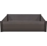 Vyvýšený záhon G21 Crop 183 x 183 x 54, WPC, Eben