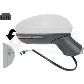 Auto zrcátko Vnější zpětné zrcátko VAN WEZEL 4422828