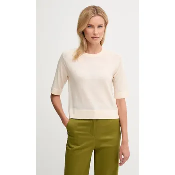 Dámský svetr Vlněný svetr United Colors of Benetton 11AHD10E6 béžová 01B, vel. XL