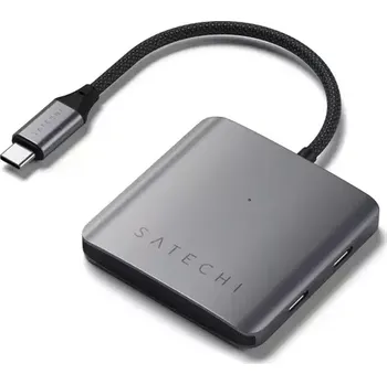 Notebook Satechi USB-C Hub šedá (ST-H4CPDM)