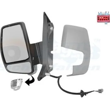 Auto zrcátko Vnější zpětné zrcátko VAN WEZEL 1987807