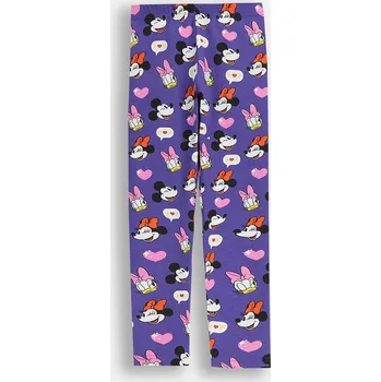 Dívčí legíny Dětské legíny Coccodrillo fialová barva, LICENCE GIRL ZC5122104LGD 45X, vel. 116