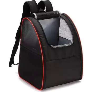 Taška pro psa a kočku TopTechnology SJBB11 Přenosná taška pro domácí zvířata - prodyšná (Červená)