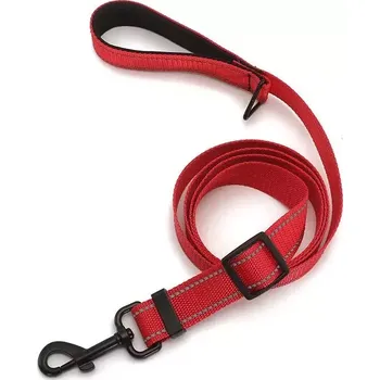 Vodítko pro psa TopTechnology 1.8m Reflexní nylonové vodítko pro domácí zvířata, velikost:M (Červené)