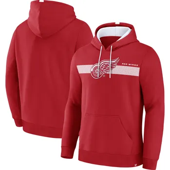 Pánská mikina Fanatics Pánská mikina Detroit Red Wings NHL Wrist Shot Hoodie Velikost: 3XL