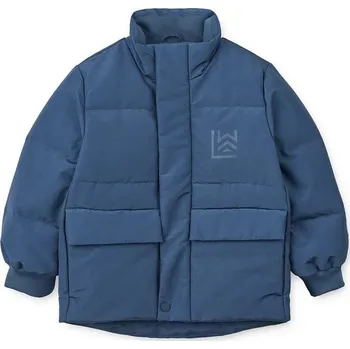 Chlapecká bunda Dětská bunda Liewood Rocka Jacket modrá barva, LW19145 95X, vel. 80