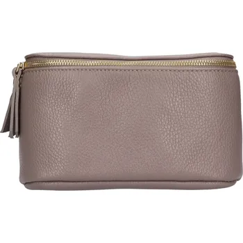 Ledvinka Dámská kožená ledvinka Italia Milagros - šedá