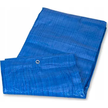Krycí plachta Ochranná plachta ToolSpace PE modrá zesílená 3x4 m 50 g