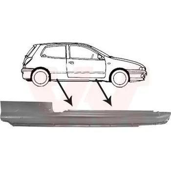 Prah karosérie Nástupní panel VAN WEZEL 1756102