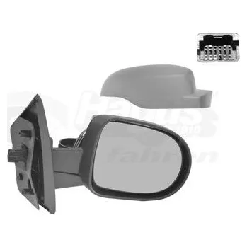 Auto zrcátko Vnější zpětné zrcátko VAN WEZEL 4372818