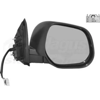 Auto zrcátko Vnější zpětné zrcátko VAN WEZEL 0990818