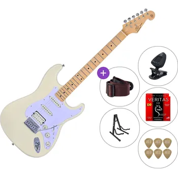 Elektrická kytara SX SST57+ /HSS SET 3 Vintage White Elektrická kytara