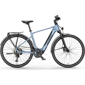 Jízdní kolo KTM MACINA SPORT SX 20 2026 – trekkingové elektrokolo Bosch SX, 400 Wh, Shimano CUES Barva: Modrá, Velikost: XL Lehké trekkingové elektrokolo Bosch SX, Shimano CUES, 400 Wh | včetně pedálů