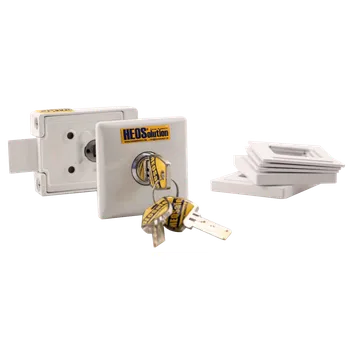 Příslušenství ke karavanu Přídavný zámek HEOSafe bílý (2ks)