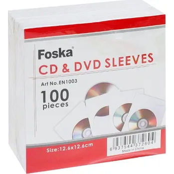Obálka Obálka CD 125x125 mm papírová FOSKA 100 ks