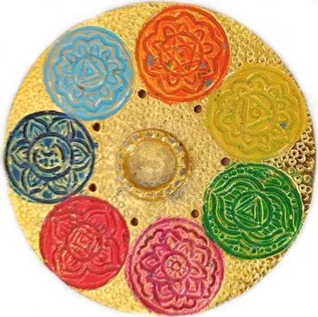 Květ v kruhu Stojánek na Vonné kužely / František / kov 2