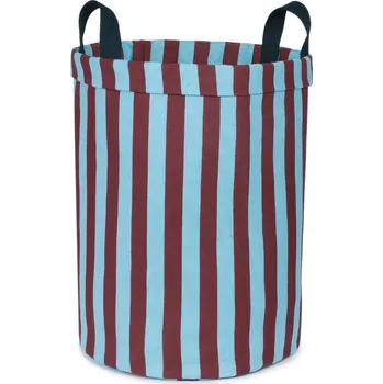 úložný prostor na hračky Nobodinoz Koš na hračky 36x47 Burgundy Blue Stripes