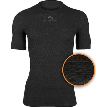 Pánské tričko Brubeck Unisex tričko Multifunctional Base Layer s krátkým rukávem Graphite - XXL