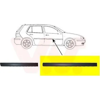 Lišta karosérie Ozdobná / ochranná lišta, dveře VAN WEZEL 5888404