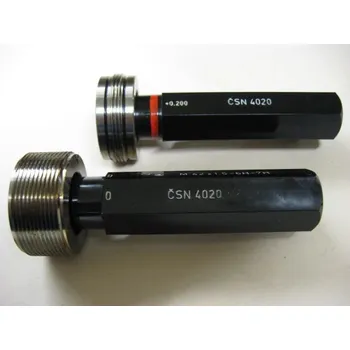 Mezní závitový trn pro metrický závit M62X1,5-4H CSN 254020