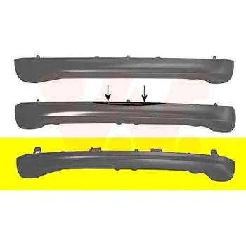 Příslušenství karosérie Zadní stěna VAN WEZEL 5431634