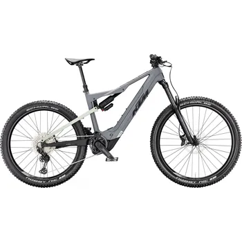 Elektrokolo KTM Macina Kapoho Comp LTD 2026 – karbonové e-enduro Bosch CX 800 Wh Shimano Deore XT Barva: Šedá, Velikost: M karbonový rám, Bosch CX 800 Wh, Shimano Deore XT 12s, RockShox 35 Silver + Suntour Tri-Air, e-enduro KTM | včetně pedálů
