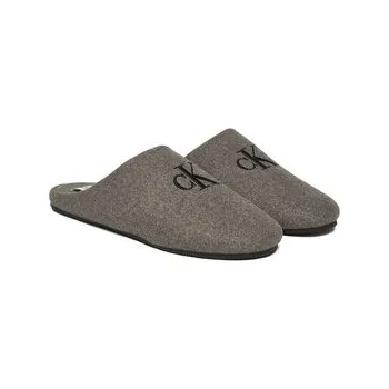 Pánské pantofle Calvin Klein Bačkory Home Slipper Mule HM0HM01931 Šedá 40