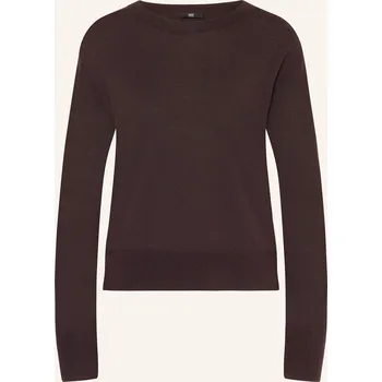 Dámský svetr Riani Dámský Svetr Z Merino Vlny, tmavě hnědá, 40
