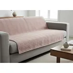 Přehoz na sedačku - pohovku EWITA růžová 170x210 cm, 200x220 cm Mybesthome Rozměr: 170x210 cm Režný vzhled