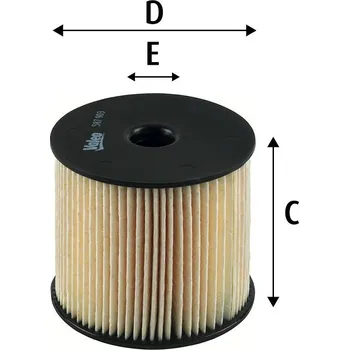 Filtr do auta Palivový filtr VALEO 587903