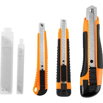 Pracovní nůž NEO TOOLS Skládací nože + čepele, sada 26 kusů