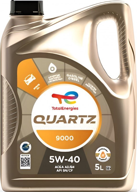 Total Quartz 9000 5W-40 – Objem: 5L