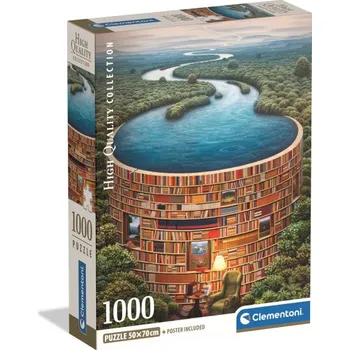 Puzzle Clementoni - Puzzle 1000 Bibliodame