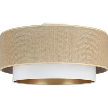 Stropní svítidlo SARTA 1xE27/60W/230V pr. 45 cm bílá/juta