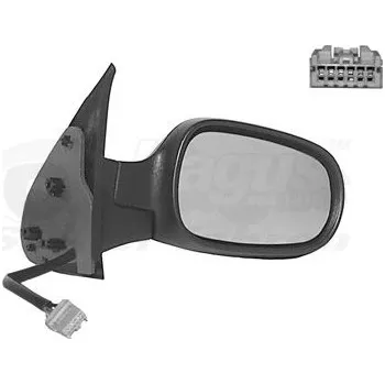 Auto zrcátko Vnější zpětné zrcátko VAN WEZEL 3328808