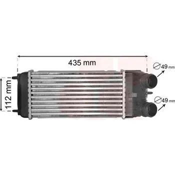 Chladič motoru Chladič turba VAN WEZEL 09004252