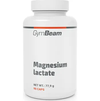 GymBeam Magnézium laktát 90 kaps.