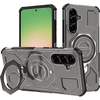 Pouzdro na mobilní telefon Techsuit Carbon Shield PRO pro Samsung Galaxy A56 5G kouřově černý