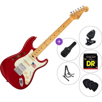 Elektrická kytara SX SEA1PH SET 3 Rosso Corsa Red Elektrická kytara