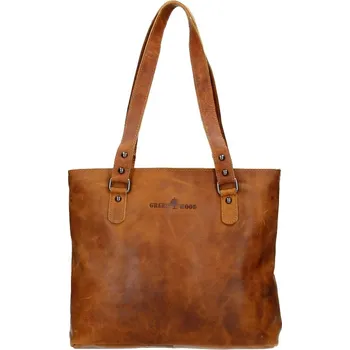 Kabelka Dámská kožená kabelka Greenwood Emma - koňak