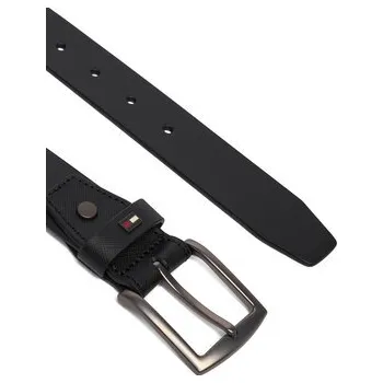 Opasek Pánský pásek Tommy Hilfiger Denton Adj 3.5 AM0AM14066 Černá 80