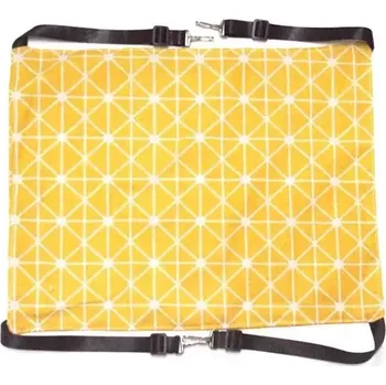 Houpací síť TopTechnology PE-160 Visící kočka zavěšená houpací síť, nastavitelná délka, velikost: M (Žlutá geometrie)