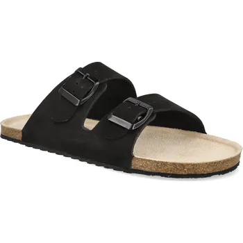 Dívčí obuv Barefoot pantofle Natural barefoot - Donau černé Velikost: 43