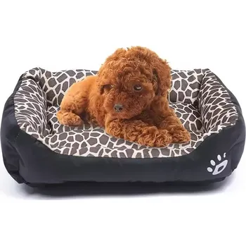 Pelíšek pro psa TopTechnology Animal Grain Four Seasons Teplá psí pelíšek Velikost: M, 54×42×12cm (Amber)