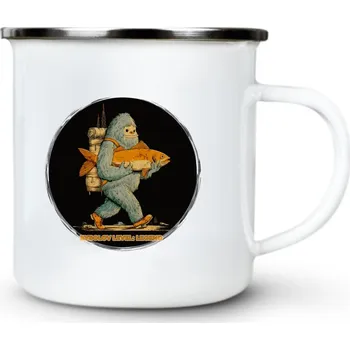 Rybolov level: Legend - Plechový hrnek VELKÝ 400ml (500 ml po okraj) - 400 ml