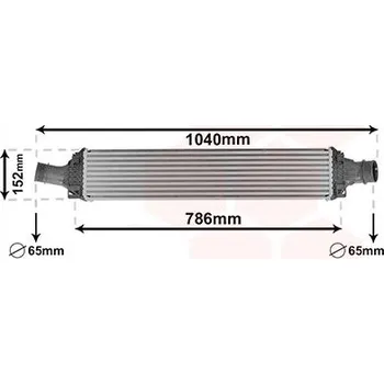 Chladič motoru Chladič turba VAN WEZEL 03014708